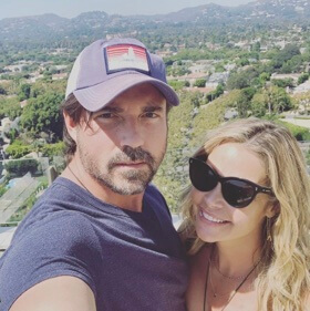 Aaron Phypers with his wife Denise Richards